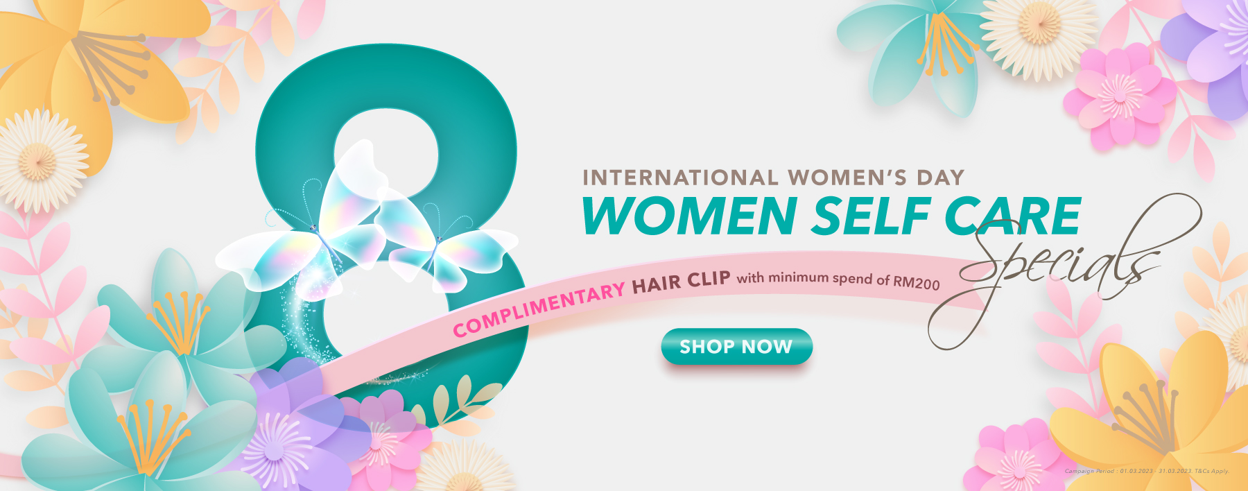 International Women's Day Special FOC Hair Clip 